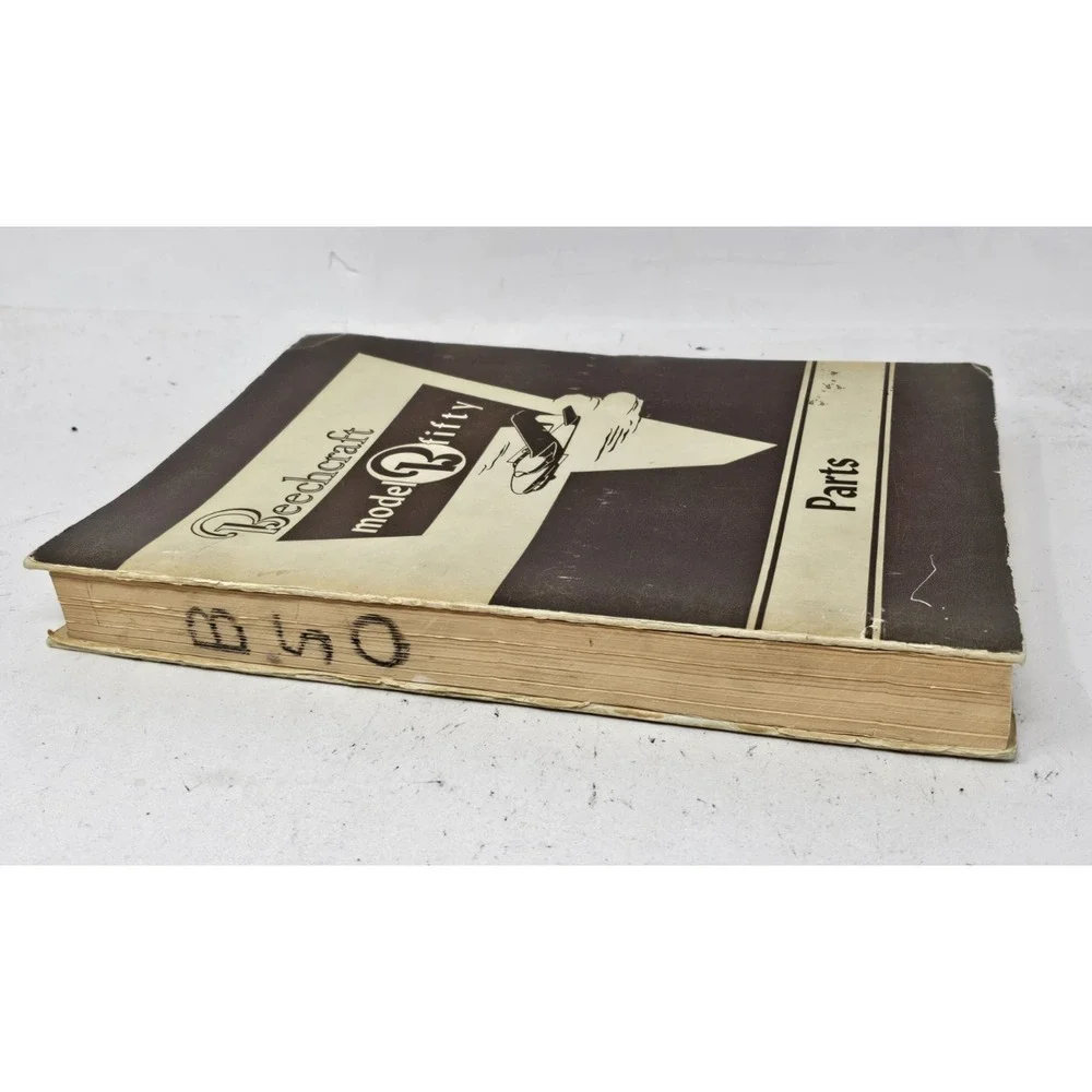 Beechcraft Model B Fifty B50 Parts Catalog Rev 1955 Original‎ OEM